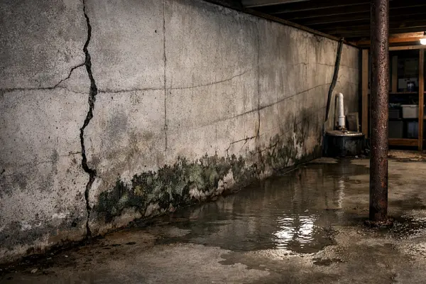 serious problems from water seepage in the basement