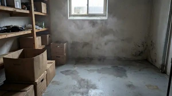Basement moisture and humidity conditions that can contribute to musty odors and mold growth
